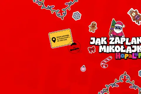 Święty Mikołaj i świąteczne ozdoby zapraszają na mikołajki atrakcje dla dzieci w Łodzi.